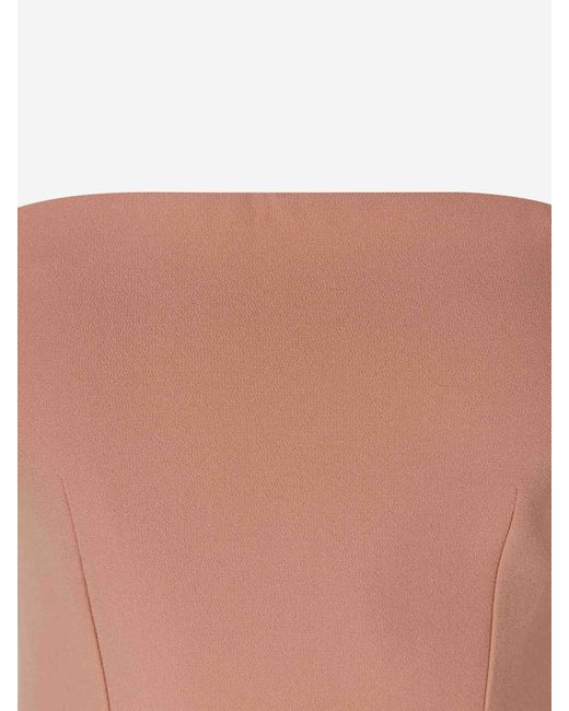Safiyaa White Maxi Strapless Dress