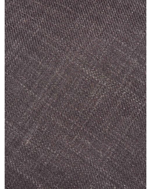 Corbata Zefiro Brioni de hombre de color Brown