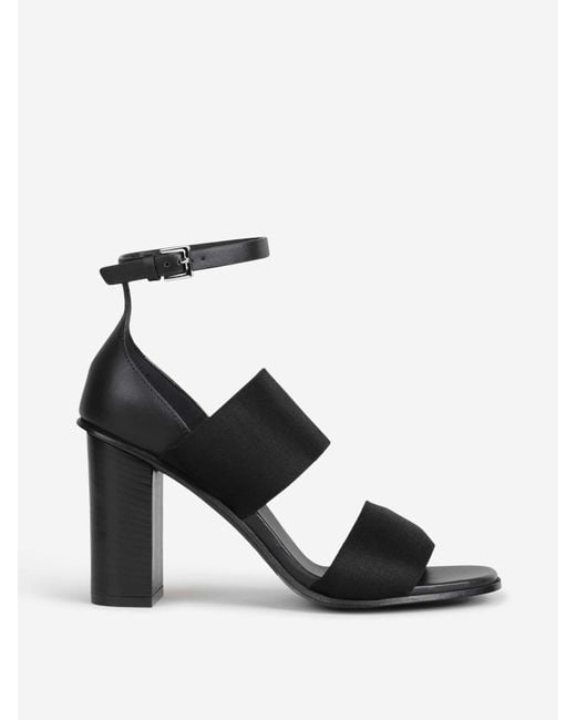 Max Mara Black Ankle-Strap Sandals