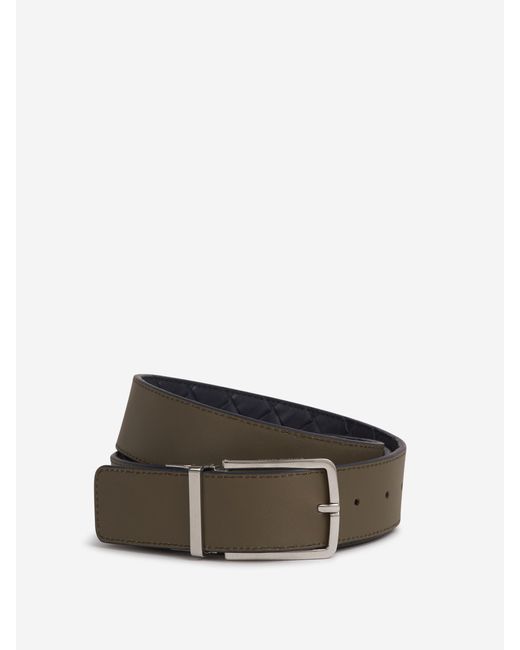 Cintura Intrecciata Reversibile di Bottega Veneta in Blue da Uomo