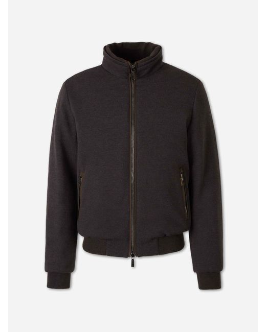 Moorer Black Bellati-Mrw Casual Jacket for men