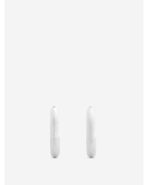 Rabanne White Xl Link Earrings