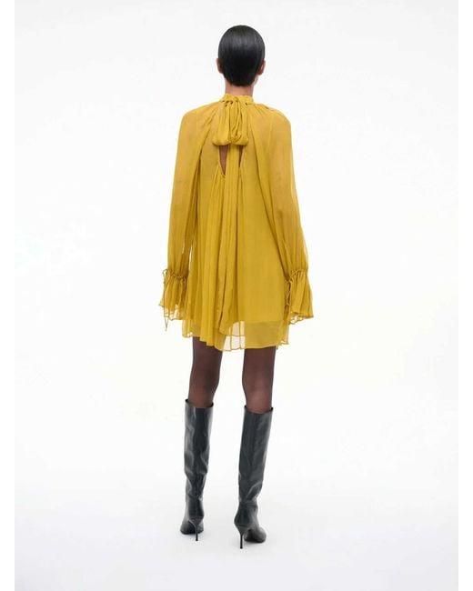 Vestido Mini Staud de color Yellow