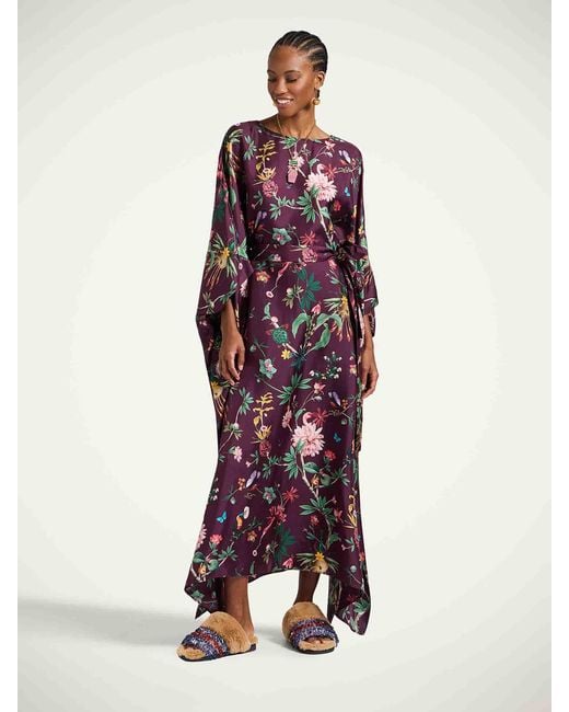 LaDoubleJ Red Kaftan Square Maxi