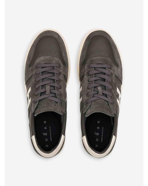 Hogan Black H-Tv Sneakers for men