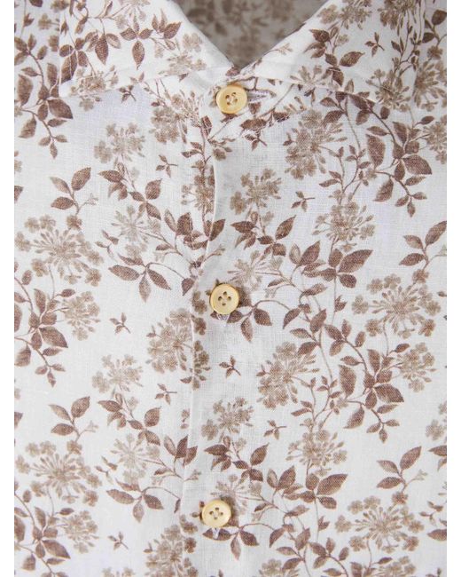 Santa Eulalia White Linen Shirt for men