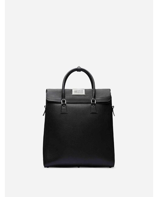 Maison Margiela Black 5Ac Backpack for men