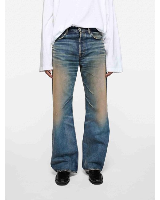 Acne Blue Flared Jeans 2021m for men