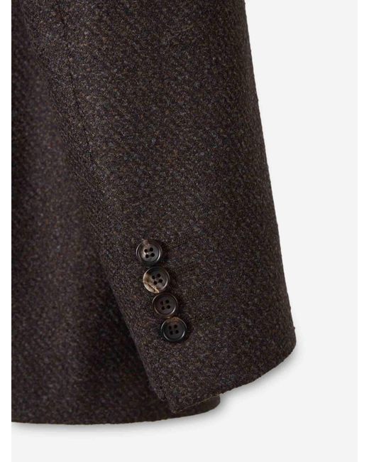 Americana Recta Canali de hombre de color Black