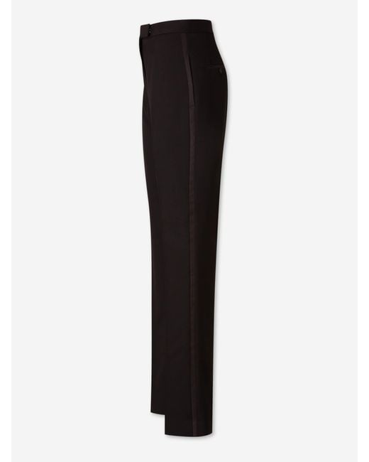 Tom Ford Black Wool Dress Trousers