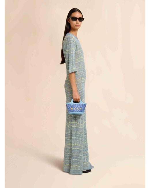 Marni Blue Tropicalia Micro Bag