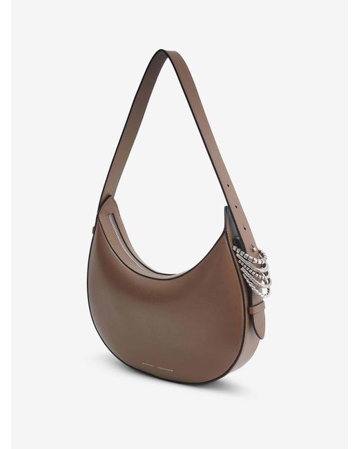 Borsa A Tracolla Mezza Luna di Dorothee Schumacher in Brown