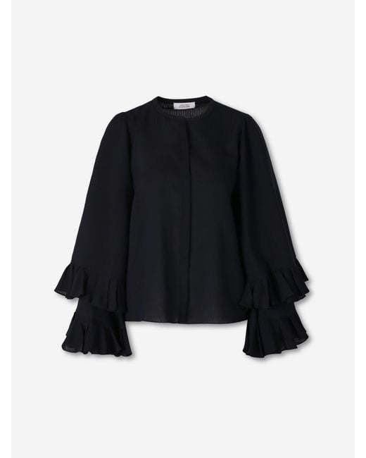 Blusa Soft Stripes Dorothee Schumacher de color Black