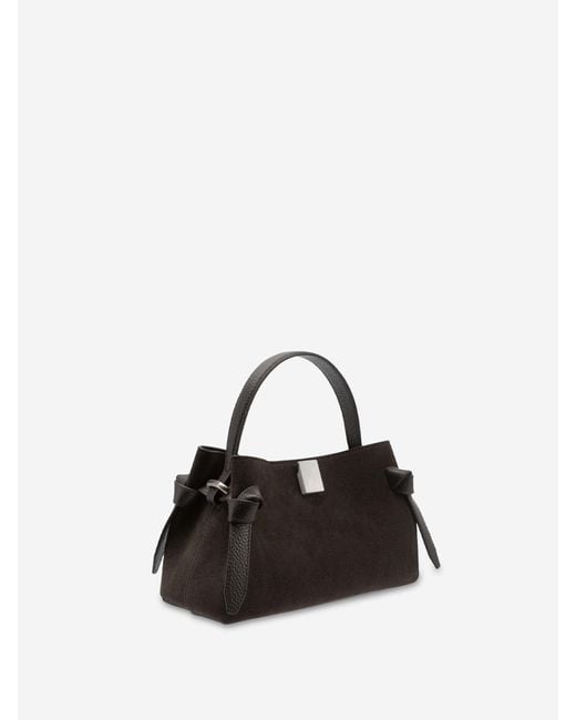 Yuzefi Black Gyoza Suede Bag