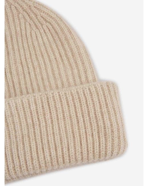 Fedeli Natural Cashmere Knit Hat for men