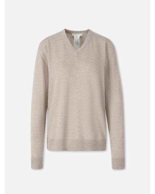 The Row White Extra Fine Knit Sweater