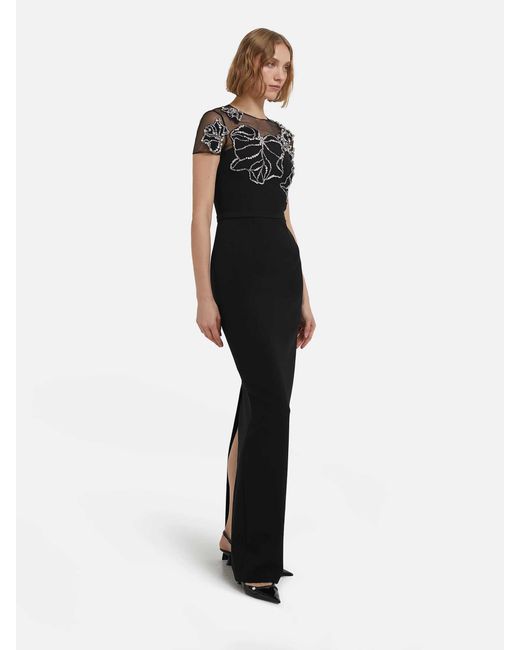 Safiyaa Black Solani Maxi Dress