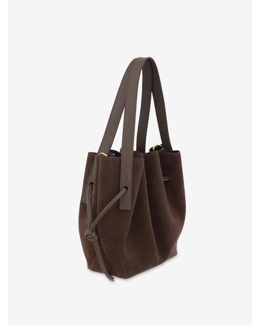 Yuzefi Brown Scallop Tote Bag