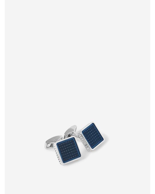 Tateossian Blue Giza Ice Twins for men