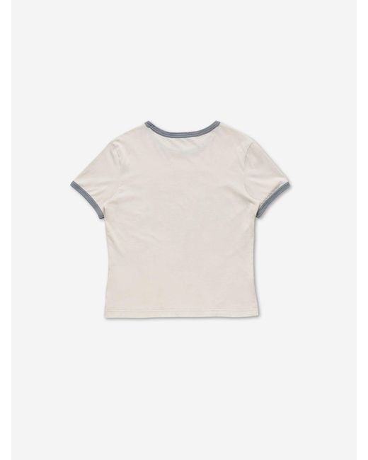 Acne Gray Logo T-Shirt for men