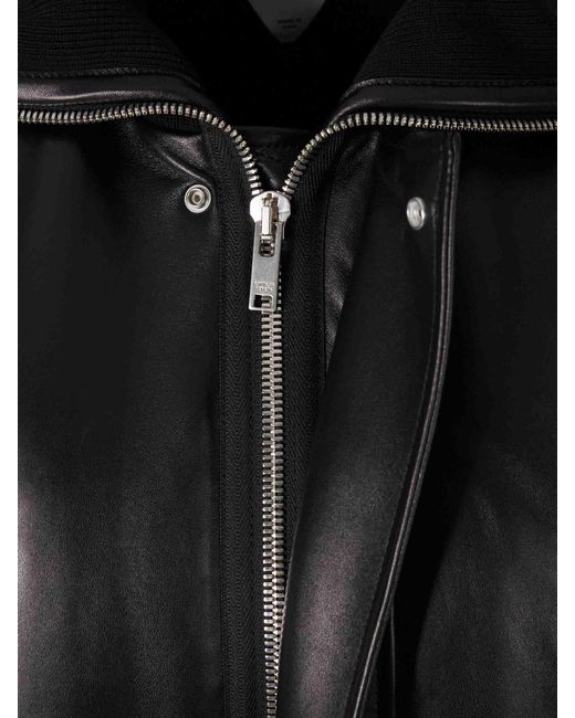 Bottega Veneta Black Padded Leather Vest
