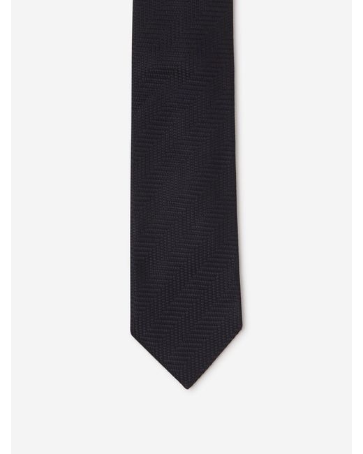 Tom Ford Blue Silk Textured Tie for men