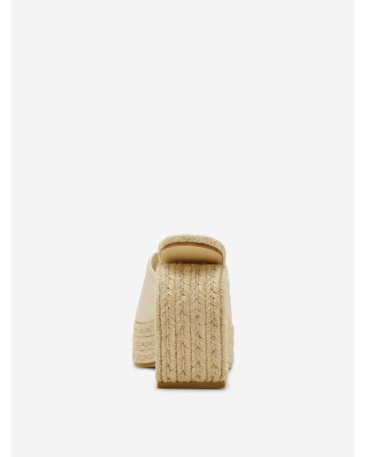 Cult Gaia Natural Phoebe Platform Sandal