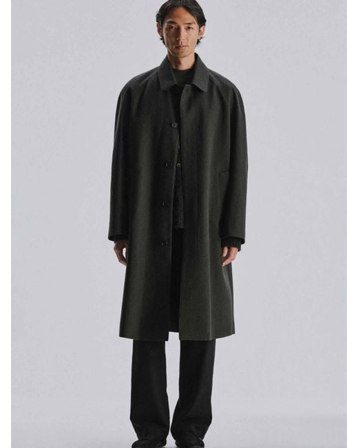 The Row Gray Verna Long Coat for men