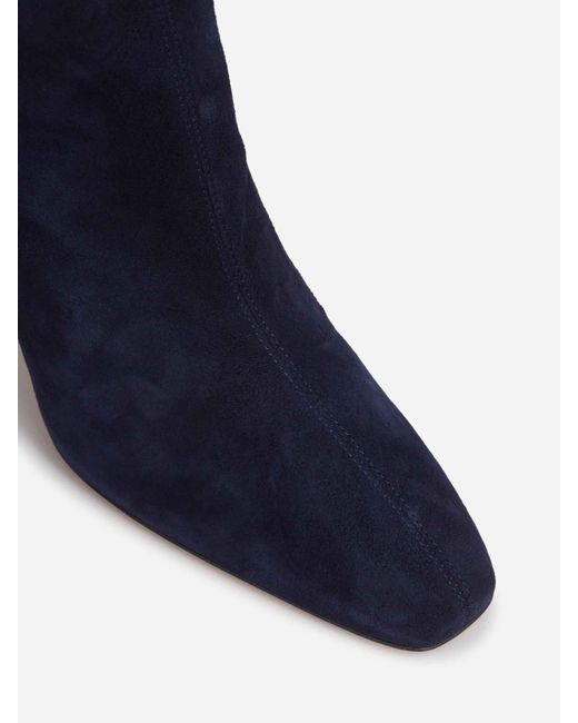Aquazzura Blue Amore Bootie 75 Ankle Boots