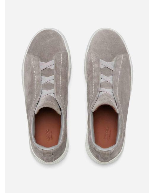Zegna Triple Stitch Schuhe in White für Herren