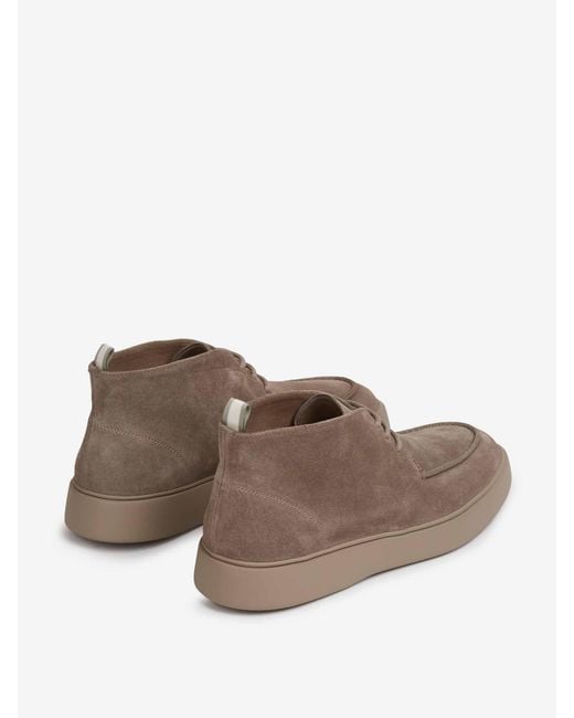 Officine Creative Brown Frame 002 Ankle Boots for men