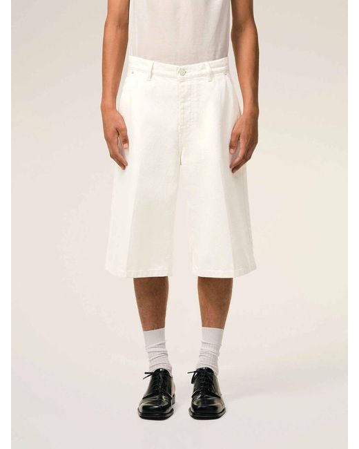 Bermudas Anchas AMI de hombre de color White