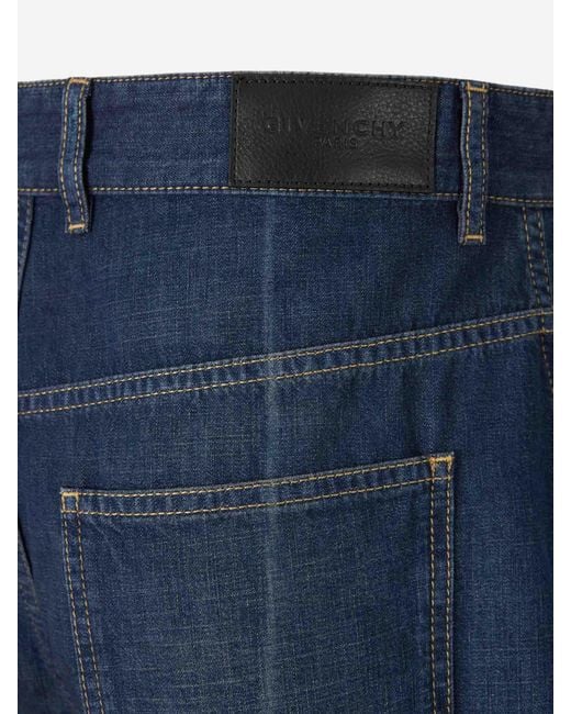 Bermudas Rectas Givenchy de hombre de color Blue