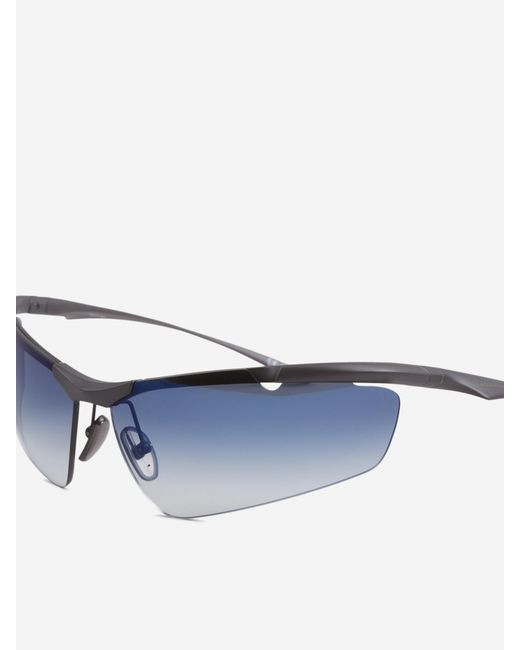 Balenciaga Blue Boomerang Cat Sunglasses for men