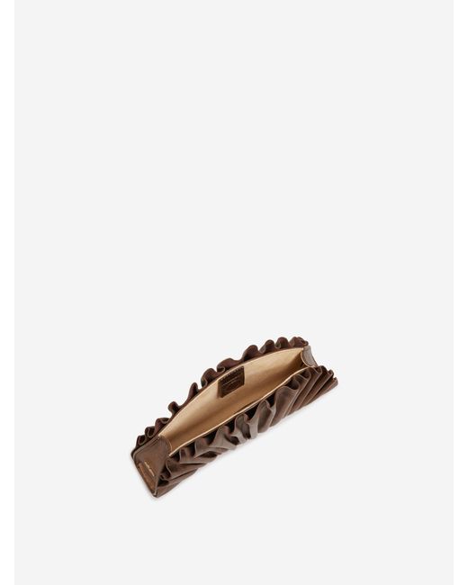 Cult Gaia Brown Nala Mini Clutch