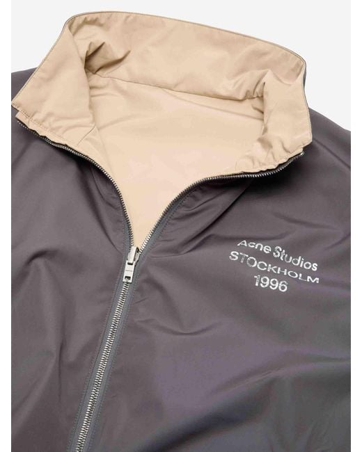 Acne Natural Reversible Logo Jacket for men