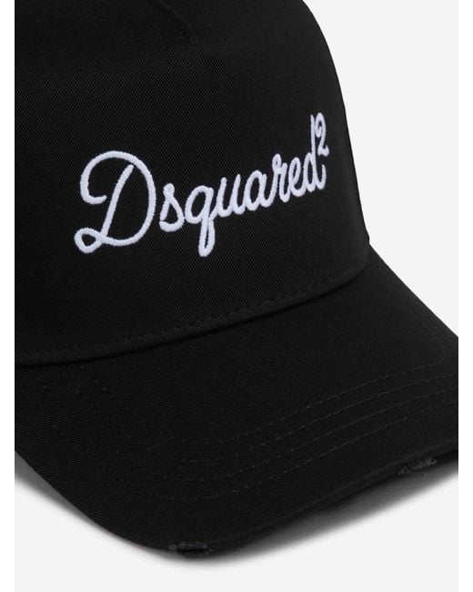 DSquared² Gestickte Logo-Mütze in Black für Herren