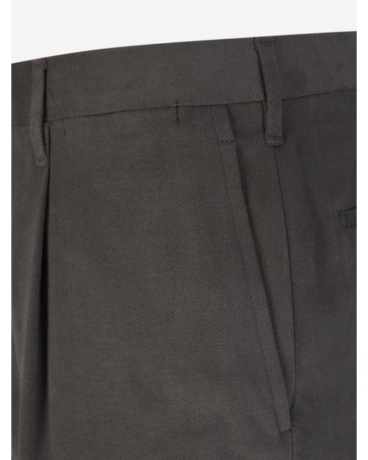 Santa Eulalia Gray Cotton Trousers for men