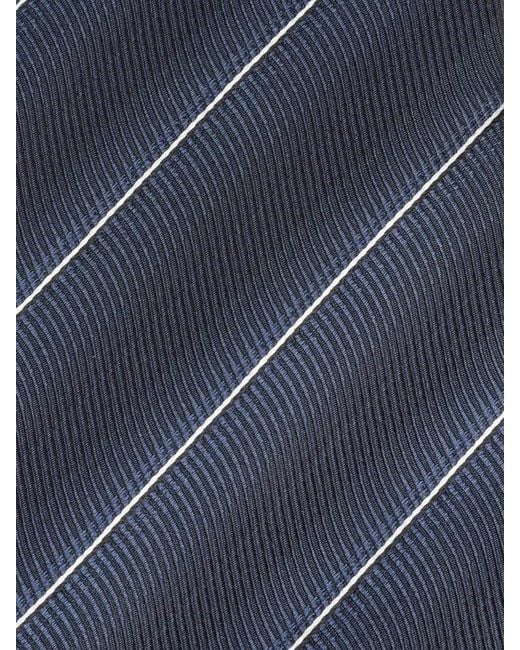 Tom Ford Blue Diagonal Stripe Tie for men