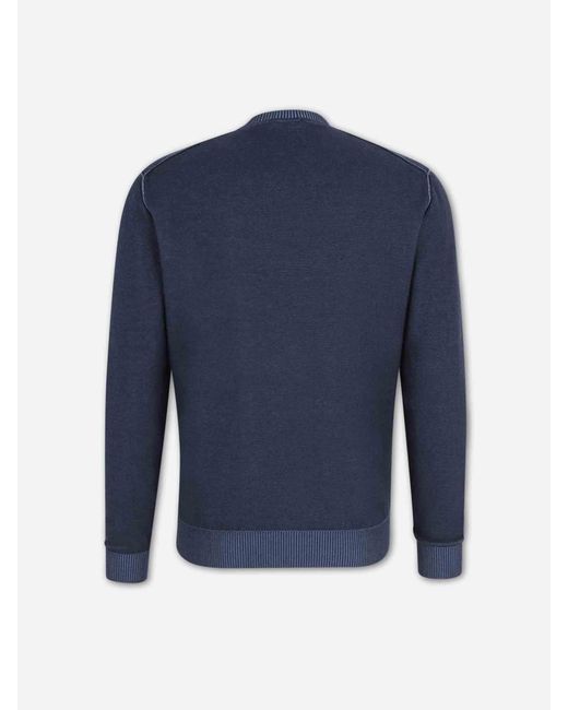 Santa Eulalia Blue Fine Knit Sweater for men