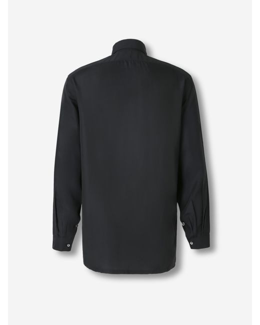 Setchu Black Origami Shirt for men