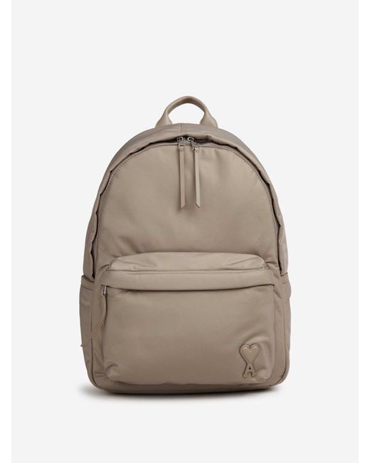 AMI Natural Marcel Nylon Backpack for men