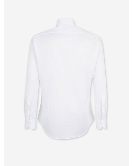 Fray White Long Sleeve Shirt for men