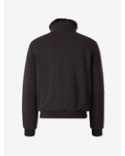 Moorer Black Bellati-Mrw Casual Jacket for men
