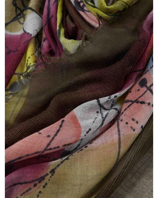 Sciarpa Con Schizzi E Traforata di CASHÀ in Multicolor