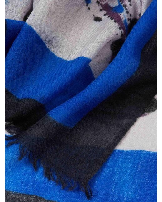 Sciarpa Floreale di CASHÀ in Blue