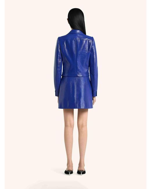 Courreges Blue Vinyl Jacket Reissue
