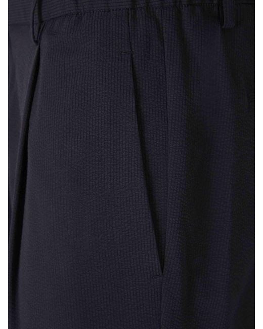 Herno Blue Slim Chino Pants for men