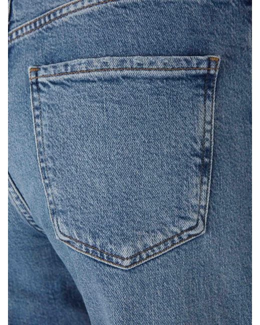 Agolde Blue Straight Jeans