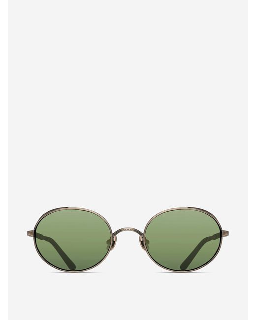 Matsuda Green Oval Sunglasses for men